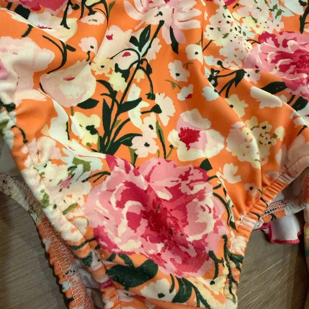 Pink chicken-SweetHoney- Jelly The Pug-Matilda Jane Swimsuits All Sz4